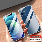 Totill iPhone 12 Mini tok, 1 darab telefontok 3 darab edzett üveggel, puha TPU