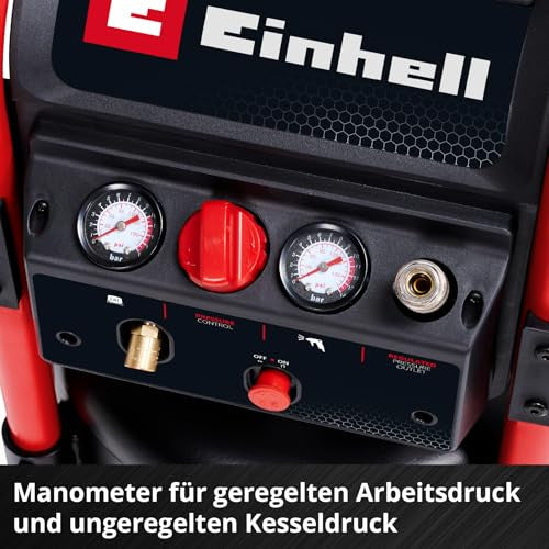 Einhell TE-AC 240/24 csendes légkompresszor 1500W, 240V, 10 bar, olajmentes, 70 dB
