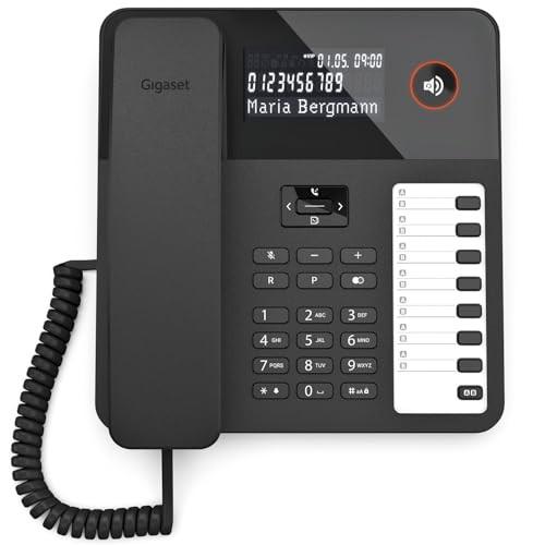 Gigaset Desk 600 vezetékes telefon fekete