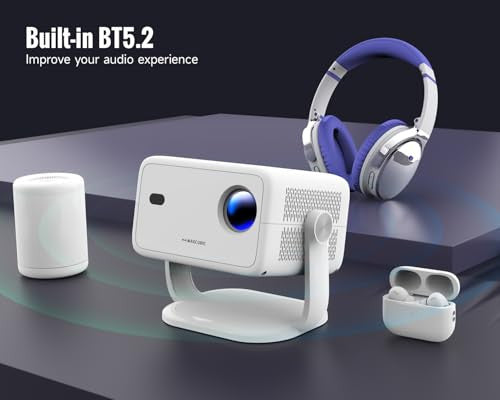 Android 13 okos projektor 4K 1080P, 5G WiFi, BT5.2, auto fókusz, auto