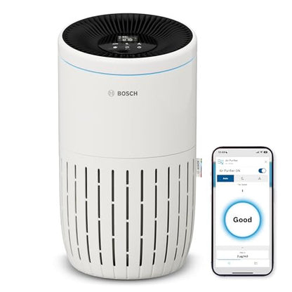 Bosch Air 4000i légtisztító okos, 62.5 m², 99% szűrés, 300 m³/h, kijelző, app