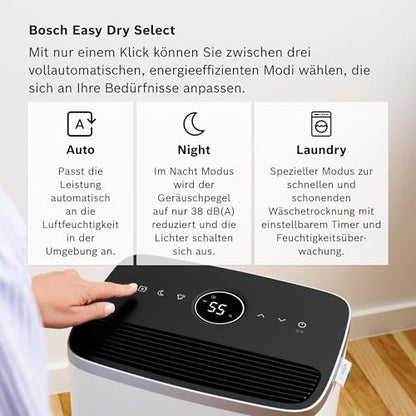 Bosch Dry 4000 páramentesítő könnyű, hatékony, csendes, tökéletes otthonra és