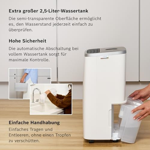 Bosch Dry 4000 páramentesítő könnyű, hatékony, csendes, tökéletes otthonra és
