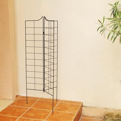 SCENDOR GARDEN 3 darabos összecsukható kerti rács 115 cm x 24,5 cm, fém, dekoratív