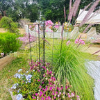 SCENDOR GARDEN 3 darabos összecsukható kerti rács 115 cm x 24,5 cm, fém, dekoratív