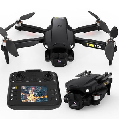 Toladrone TD12LCD drón LCD kijelzős távirányítóval kamerás, felnőtteknek, kefe