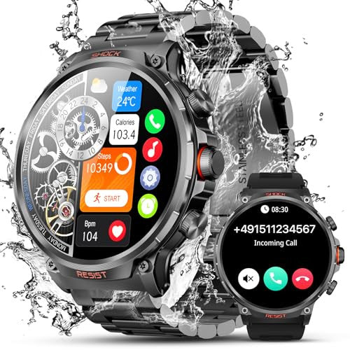 WalkerFit Smartwatch, 1.85" HD, telefonfunkcióval, 710mAh hosszú akkumulátoridő