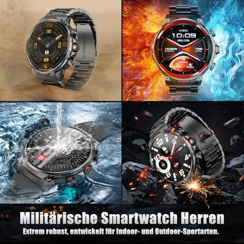 WalkerFit Smartwatch, 1.85" HD, telefonfunkcióval, 710mAh hosszú akkumulátoridő