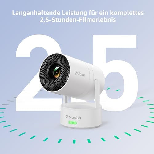 Polocsh Mini projektor WLAN6 BT5.2, 4K