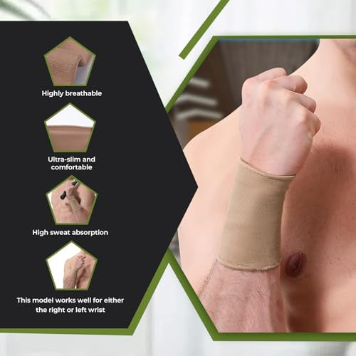NEOtech Care csuklópánt - elasztikus és légáteresztő kötött anyag teniszhez