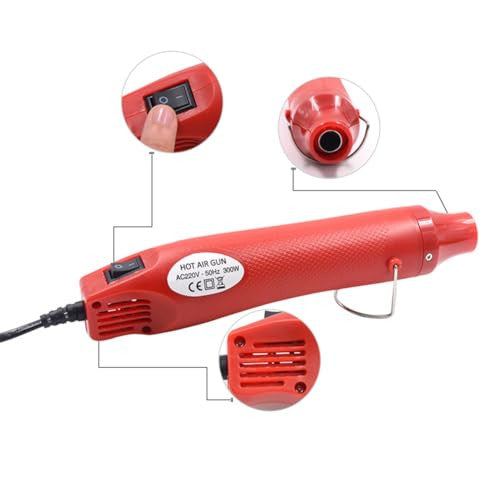 Mini hőlégfúvó, hordozható hőlégfúvó DIY, domborítás - outlet termék