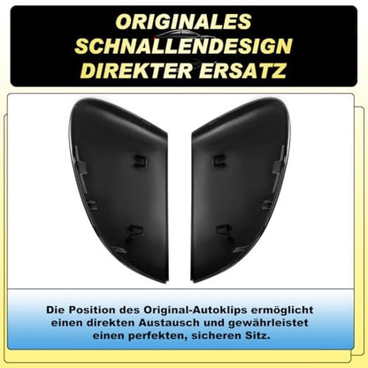 VW Golf 8 MK8 2019-2021 tükörház fényes fekete