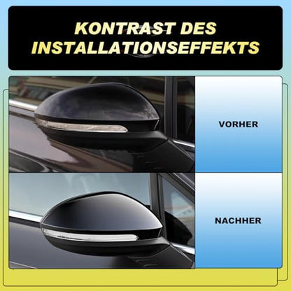 VW Golf 8 MK8 2019-2021 tükörház fényes fekete