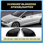 GEARMONSTER visszapillantó tükör borítás fényes fekete VW Golf 8 MK8 2019-2021