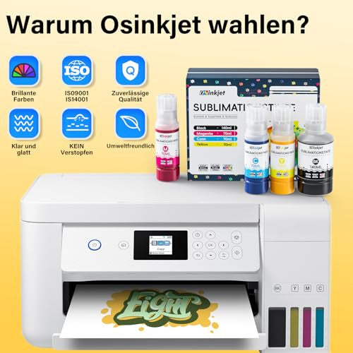 Osinkjet szublimációs tinta Epson Ecotank kompatibilis ET-2876, ET-1810, ET-2826