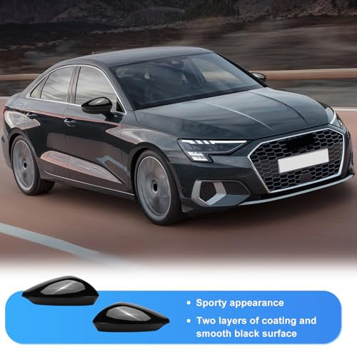Audi A3/S3/RS3 8Y 2022-2024 tükörborítás fekete