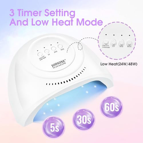 JODSONE UV LED körömlámpa 30 LED-es körömszárító automatikus érzékelő, 3 időzítő