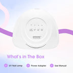 JODSONE UV LED körömlámpa 30 LED-es körömszárító automatikus érzékelő, 3 időzítő