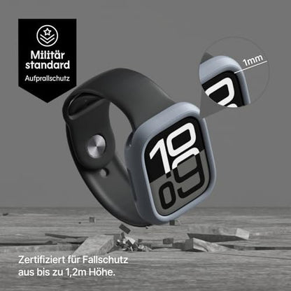 RHINOSHIELD CrashGuard NX védőtok Apple Watch Series 10-hez, 42 mm ütésálló, karcsú