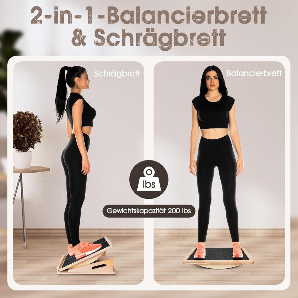 2 az 1-ben állítható dőlésszögű fitnesz deszka