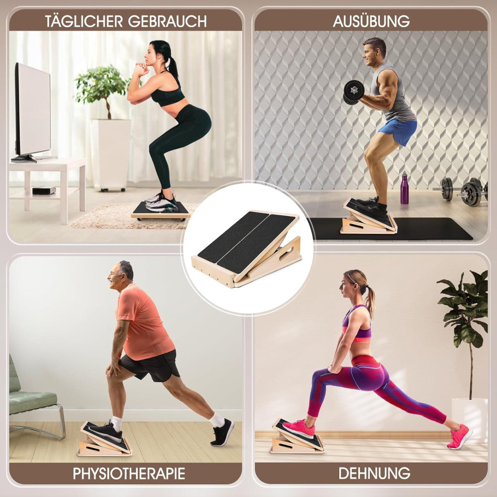 2 az 1-ben állítható dőlésszögű fitnesz deszka