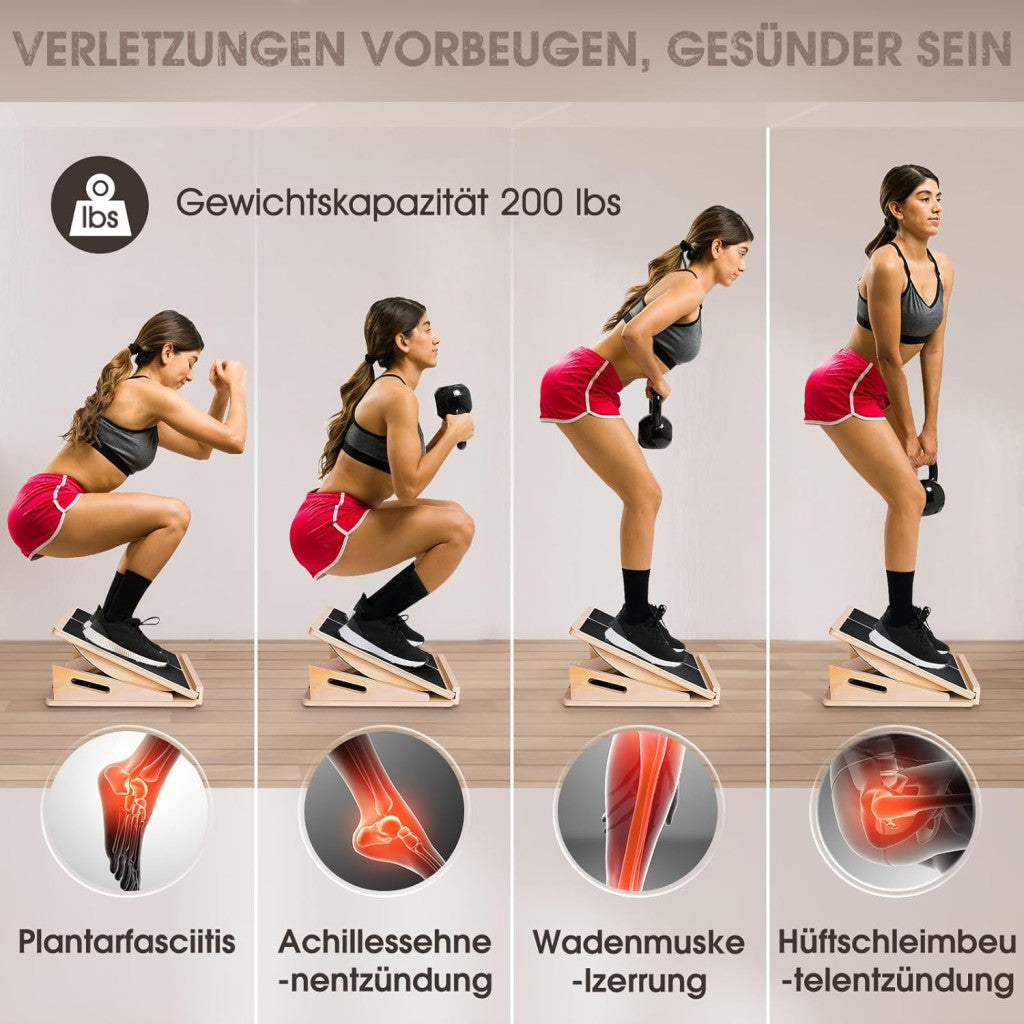 2 az 1-ben állítható dőlésszögű fitnesz deszka