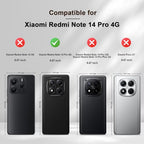 Jasonyu tok Xiaomi Redmi Note 14 Pro bőr, flip, ütésálló, mágneses, prémium PU bőr