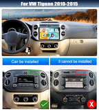 CAMECHO Android 13 [2G+64G] autórádió VW Tiguan 2010-2017 9 colos kijelzővel, vezeték