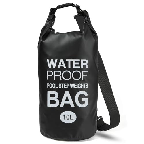 Yeabett vízálló Dry Bag 10L, 2 darabos, könnyű strandtáska állítható vállpánttal, Dry
