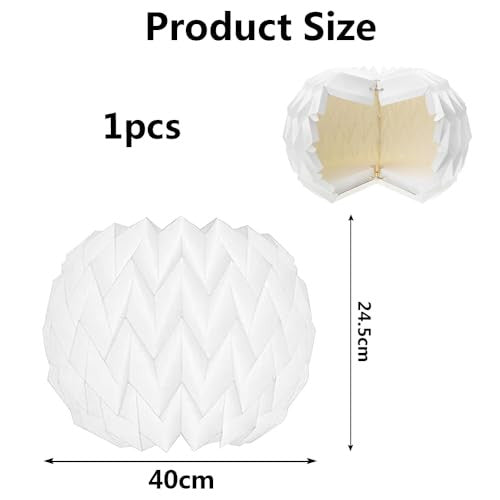 Origami design papírlámpa, északi hajtogatható kreatív papírlámpa, kreatív papír