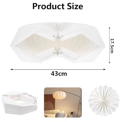 HuaMuDM origami papír lámpaernyő nappali/étkező/hálószoba