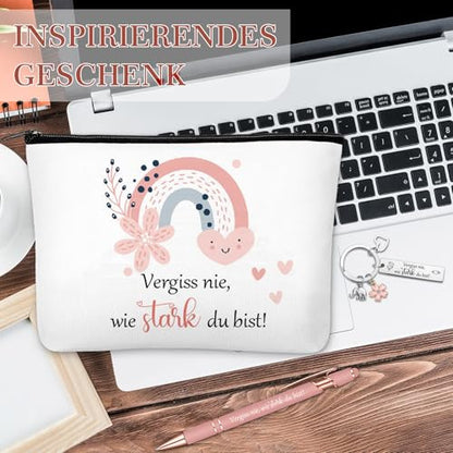 Xuniea búcsúajándék kollégáknak tanárnak inspiráló kozmetikai táska, motivációs