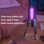 Elektromos rovarcsapda 3600V – 360° UV-fény + azonnali sokk, 4 időzítő, USB
