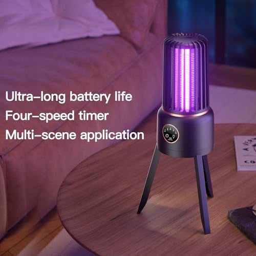 Elektromos rovarcsapda 3600V – 360° UV-fény + azonnali sokk, 4 időzítő, USB