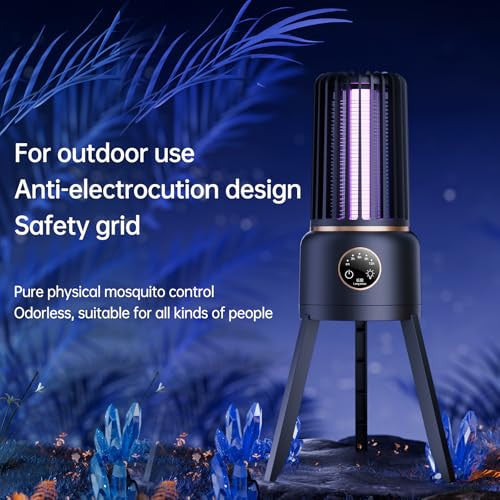 Elektromos rovarcsapda 3600V – 360° UV-fény + azonnali sokk, 4 időzítő, USB
