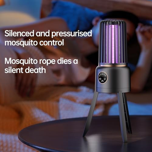Elektromos rovarcsapda 3600V – 360° UV-fény + azonnali sokk, 4 időzítő, USB