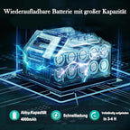 Makita kompatibilis akkumulátoros magasnyomású mosó 72 bar, 4000mAh, 6 az 1-ben