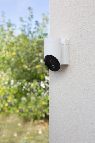 Somfy 1875325 - kültéri kamera 2 fehér, intelligens mozgásérzékelés, 110 dB beépített