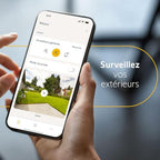 Somfy 1875325 - kültéri kamera 2 fehér, intelligens mozgásérzékelés, 110 dB beépített