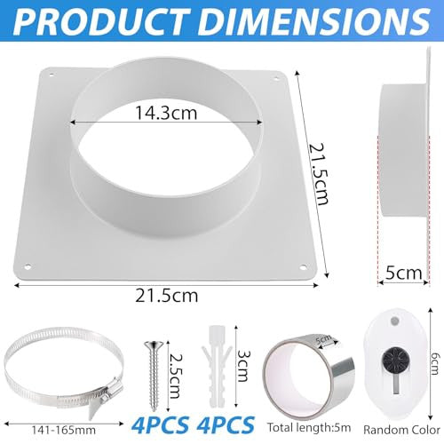 Csőbilincs 150mm ABS műanyag, rozsdamentes acél bilincsek, alu-fólia