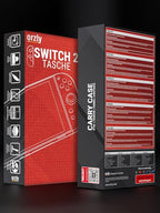 Orzly hordtáska Nintendo Switch 2 2025 konzolhoz, 7,9 hüvelykes képernyővédő, kemény