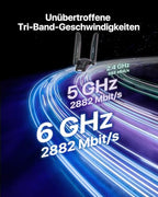 BrosTrend BE6500 USB WiFi adapter tri-band