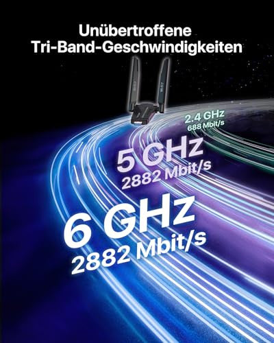 BrosTrend BE6500 USB WiFi adapter tri-band