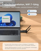 BrosTrend BE6500 USB WiFi adapter tri-band
