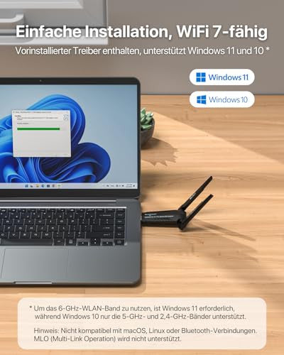 BrosTrend BE6500 USB WiFi adapter tri-band