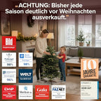 Pure Living műfenyő prémium osztály, 120 cm tesztgyőztes, természetes hatású, sűrű