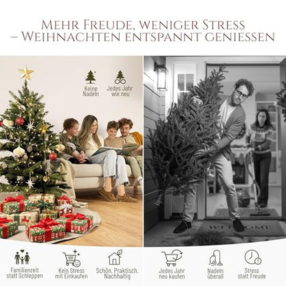 Pure Living műfenyő prémium osztály, 120 cm tesztgyőztes, természetes hatású, sűrű