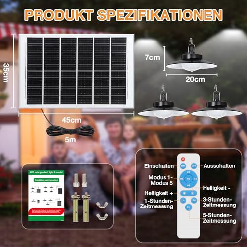 Laybasic napelemes lámpa mozgásérzékelővel, extra fényes LED függőlámpa hosszú