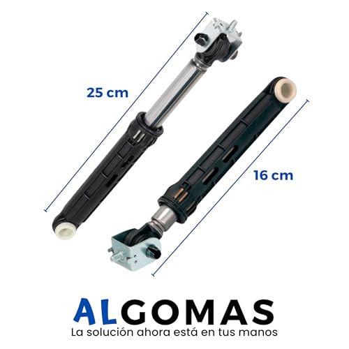 ALGOMAS® 2 darabos lengéscsillapító mosógéphez 100N, ?10/13 mm, 160-255 mm