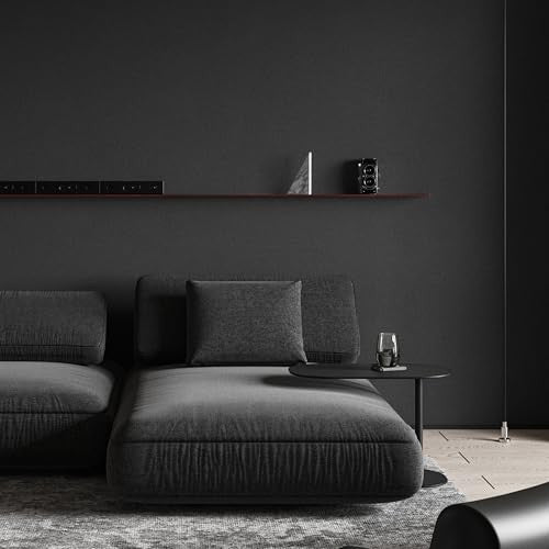 Alened fekete vinyl fólia matt 60x500cm szerszámkészlettel, fekete öntapadós tapéta